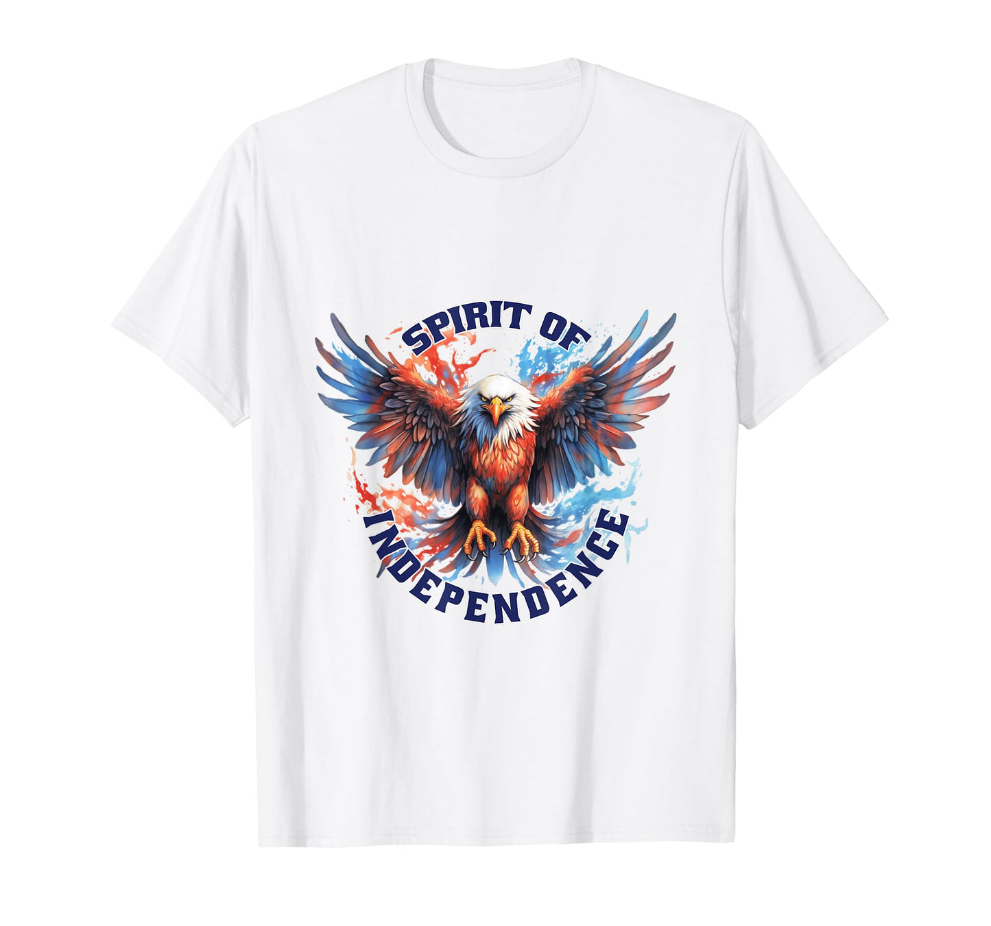 Eagle Bird Flying Illustration T-Shirt
