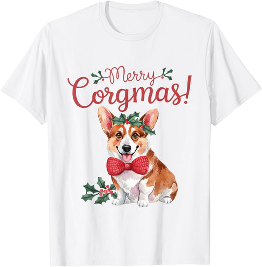 Christmas Dog Corgi T-Shirt