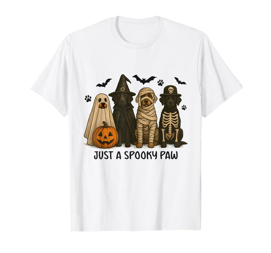 Labrador Retriever Halloween Labrador Witch Dog Mom Womens T-Shirt