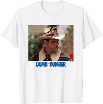 Dumb and Dumber Lloyd Christmas Dressed As Cowboy Scene T-Shirt