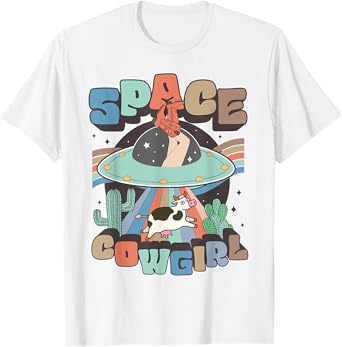 Space Cowgirls Bachelorette Party Rodeo Retro Girls Women T-Shirt