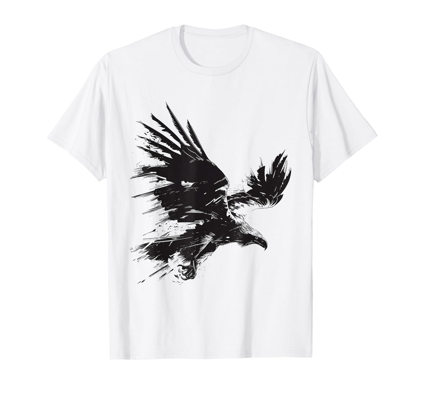 Eagle Animal Print Graphic Drawing Painting Eagle T-Shirt