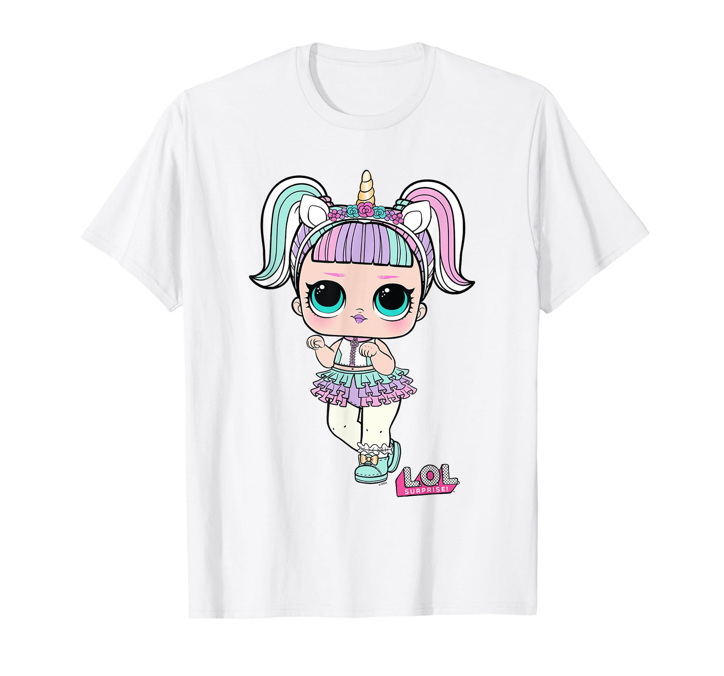 LOL Surprise Cute Unicorn Doll Pose Big Full Body Portrait T-Shirt