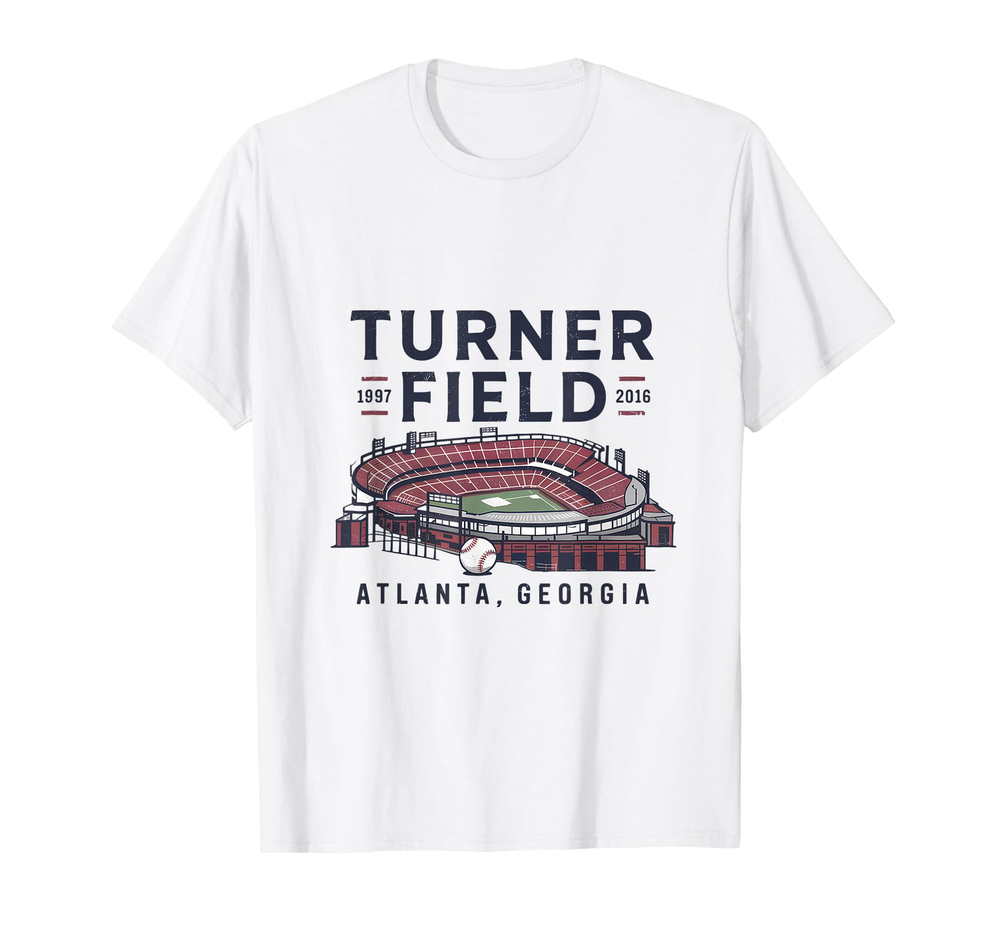Turner Field Atlanta Georgia Tribute 1997 2016 T-Shirt