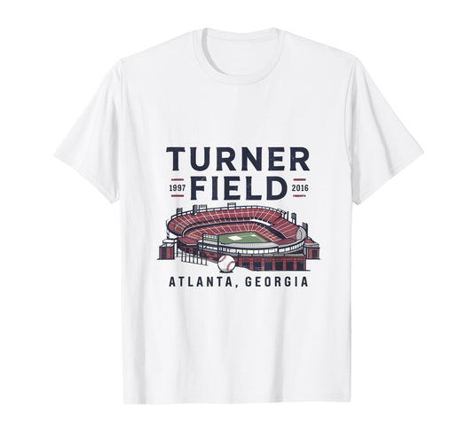 Turner Field Atlanta Georgia Tribute 1997 2016 T-Shirt