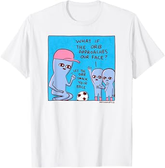 Threadless Nathan W. Pyle Strange Planet Let The Orb Graphic T-Shirt