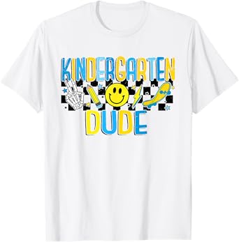 Retro Kindergarten DUDE Boys Roller Skate Toddler Kids T-Shirt