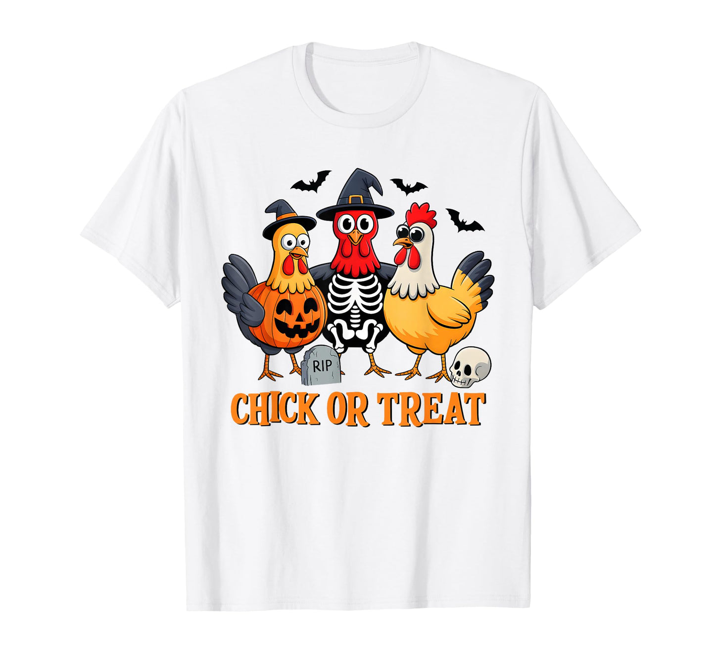 Chick Or Treat Funny Chicken Halloween Costume Chicken Lover T-Shirt