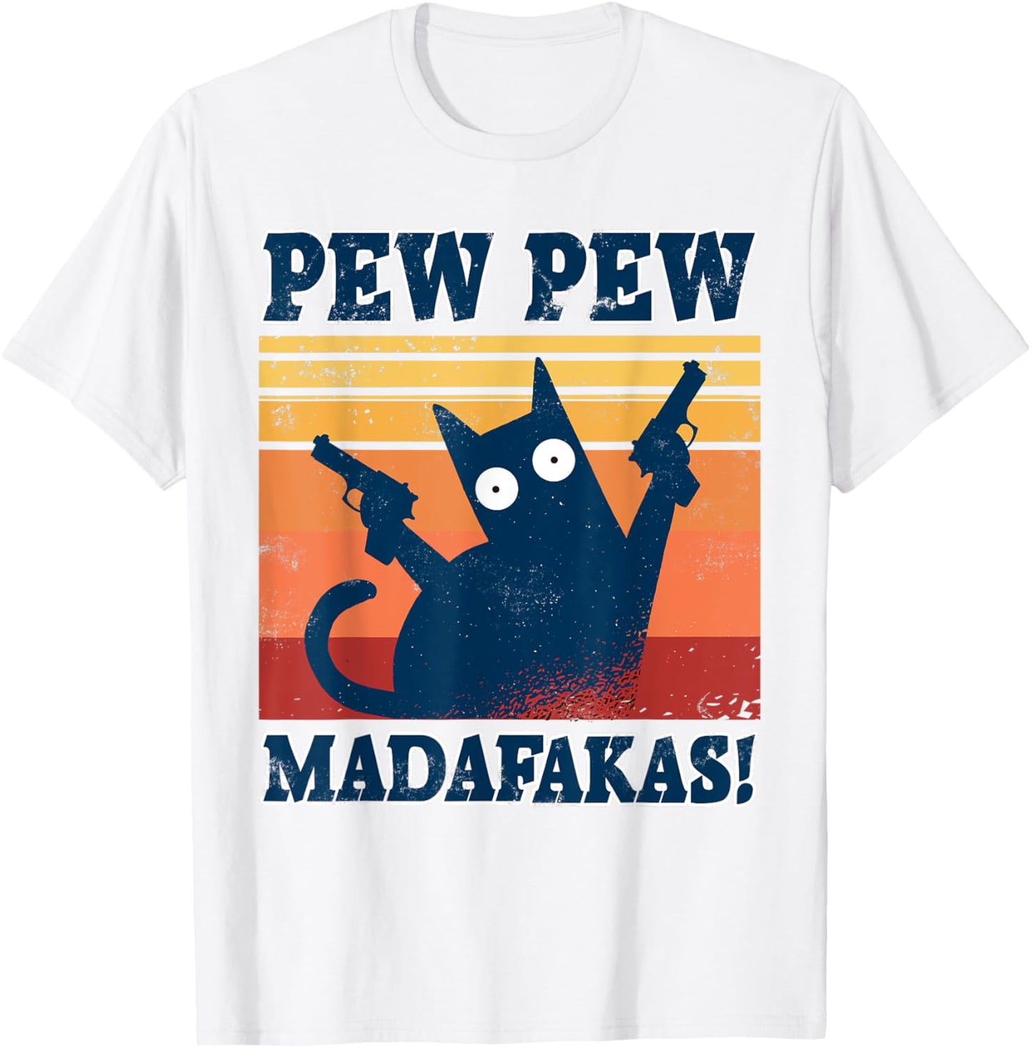 Pew Madafakas Shirt Cats Tops Summer Dresses Pyjamas Pew Cat T-Shirt