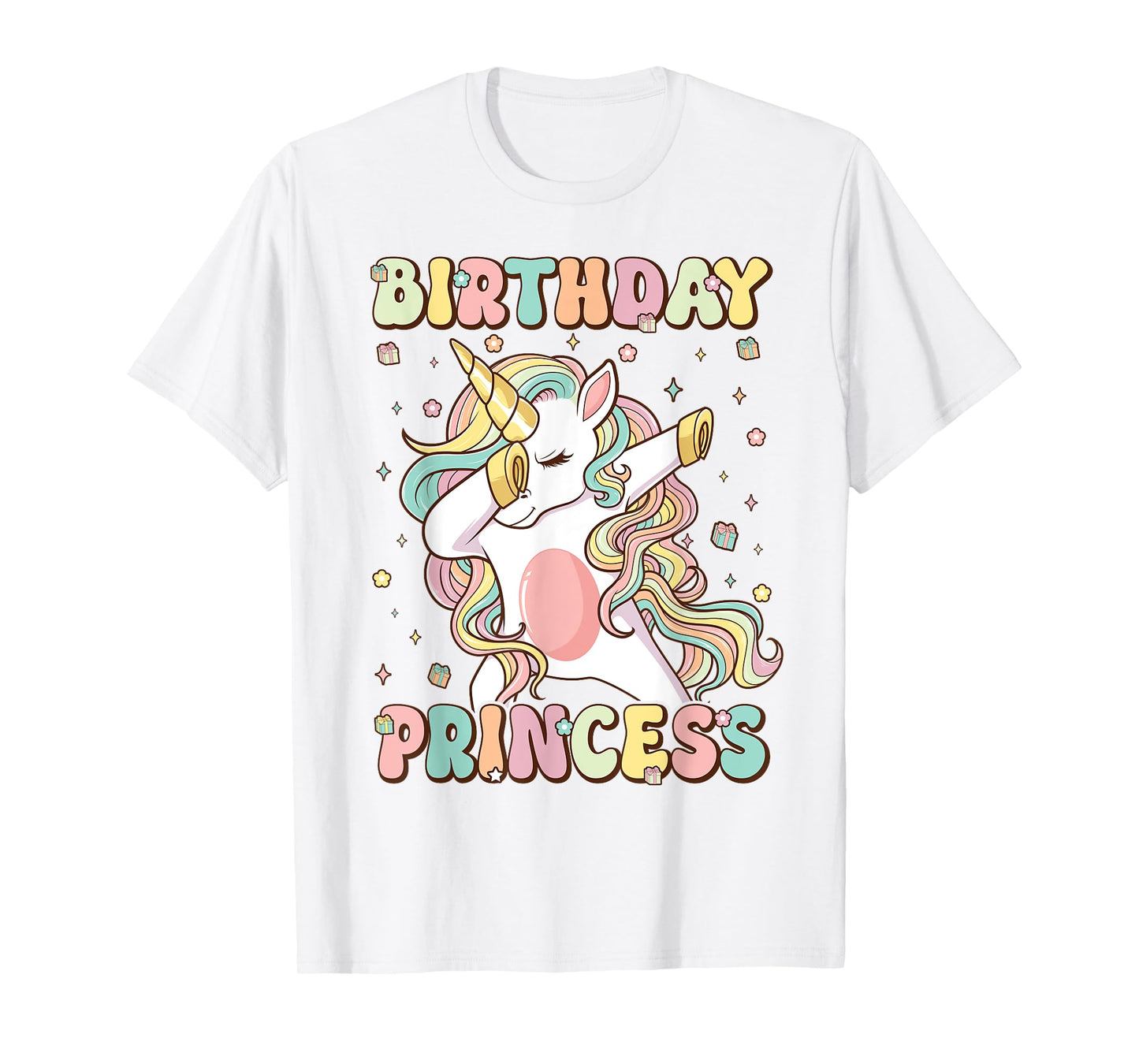 Birthday Princess Unicorn Birthday Girl T-Shirt