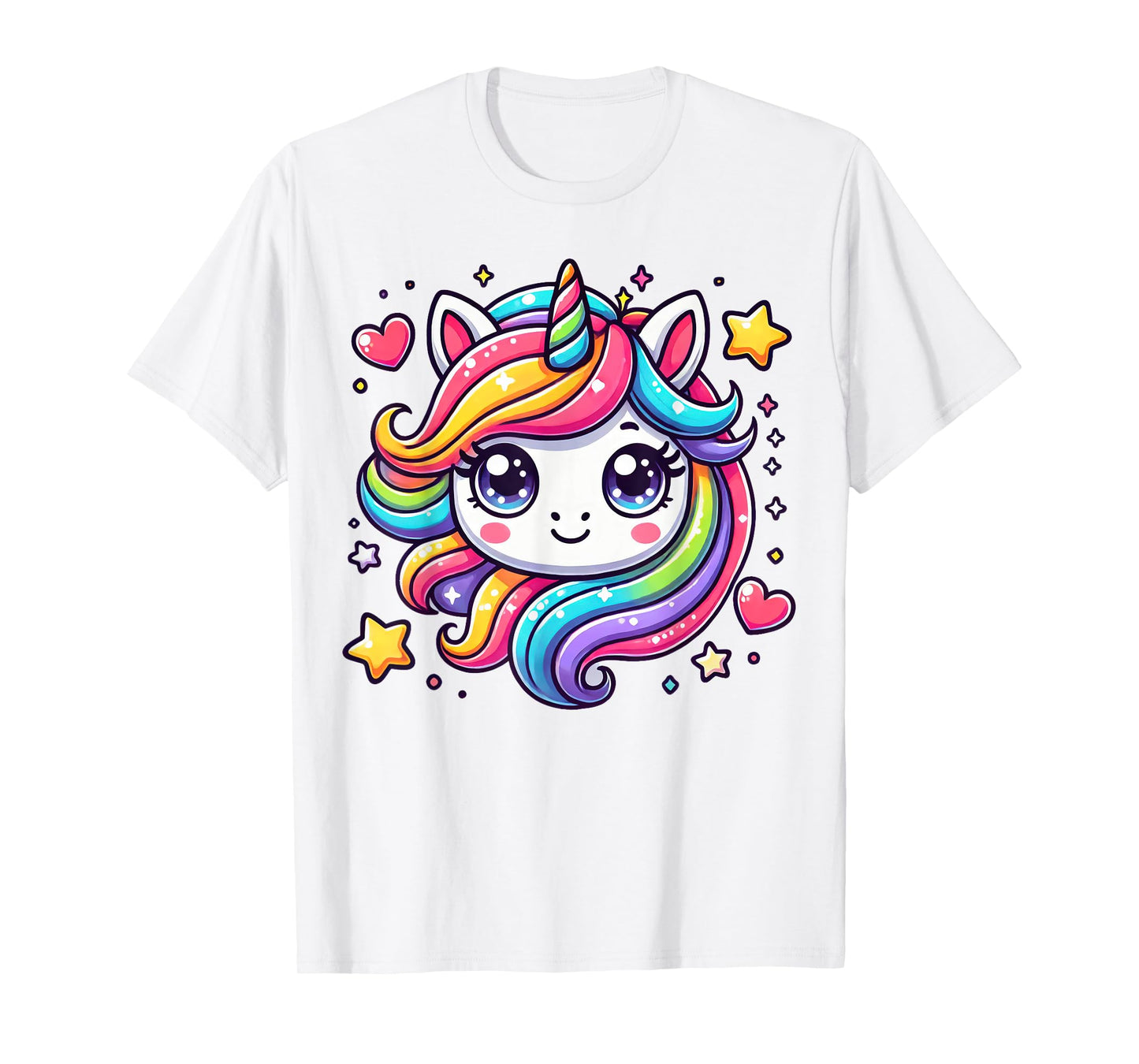 Unicorn For Girls Cute Magical Rainbow Unicorn T-Shirt