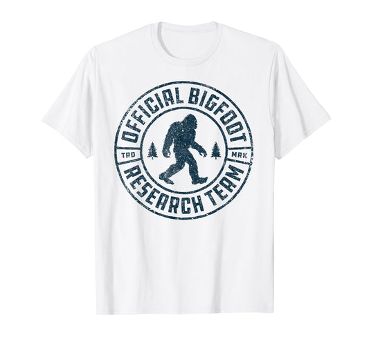 Bigfoot Research Team Retro Vintage Sasquatch Men Women T-Shirt