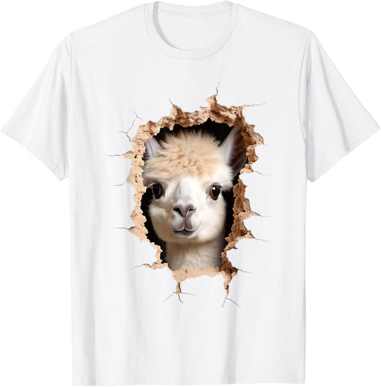Alpaca Love Cute Art Animal Abstract Graphic Llama T-Shirt