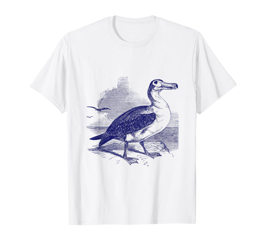 Albatross T-Shirt. Vintage Nature Sea Bird Tee