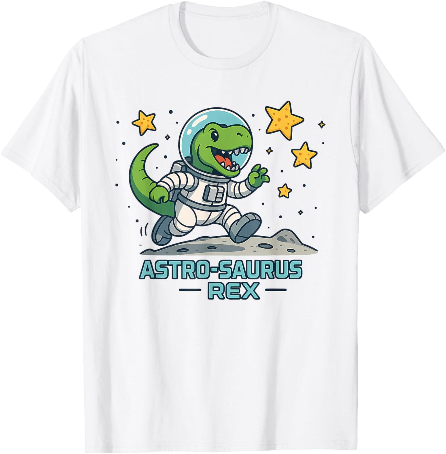 Funny Dinosaur T-Rex Astronaut Space Astrosaurus Rex Pun T-Shirt