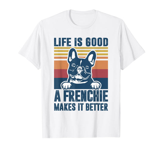 Frenchie Gifts For Women Men Frenchie Dad Mom French Bulldog T-Shirt