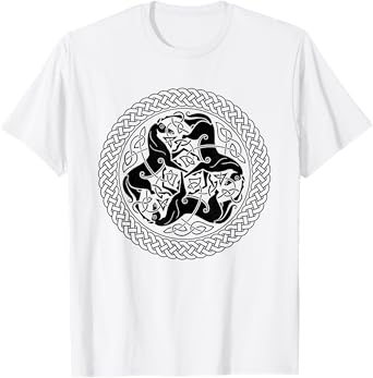 Celtic Epona Knot Ring with Horses T-Shirt