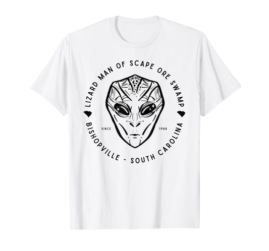 Lizard Man of Scape Ore Swamp Bishopville SC Famous Cryptid T-Shirt
