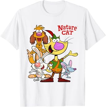 Nature Cat and Friends T-Shirt T-Shirt