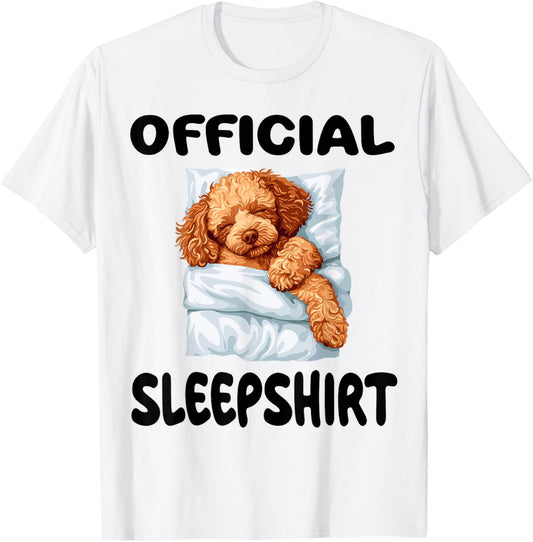 Toy Poodle Dog Official Sleepshirt Pajamas Nightgown T-Shirt