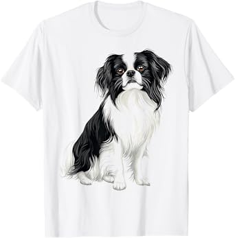 Japanese Chin Dog Graphic Pet Art Japanese Chin T-Shirt for Men Women Kids