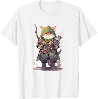Happy Cat Ranger - Fantasy Men Women T-Shirt