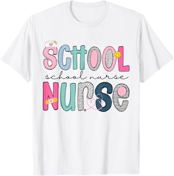 School Nurse Appreciation Day for Best Nurses Back to School T-Shirt
