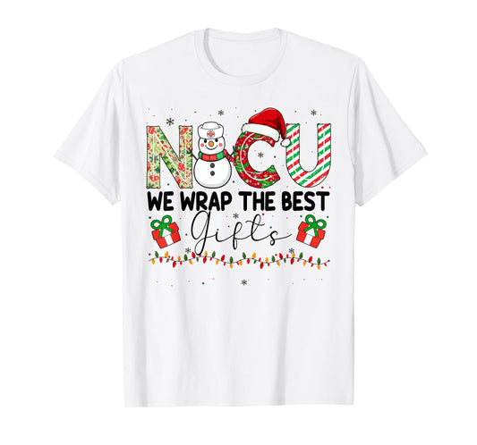 NICU Nurse Christmas Neonatal Intensive Care Unit Ugly Xmas T-Shirt