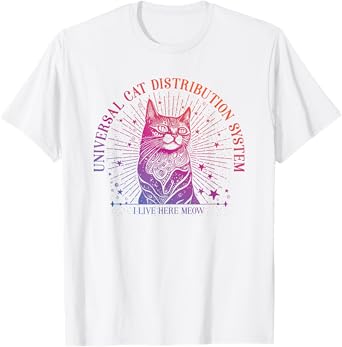 Cat Distribution System T-Shirt for Men Women