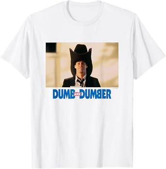 Dumb and Dumber Lloyd Christmas Wearing Big Hat Scene T-Shirt