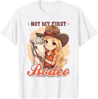 Not My First Rodeo, Country Rodeo Kids Girl Toddler Cowgirl T-Shirt