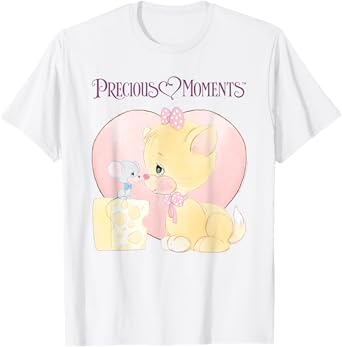 Precious Moments Cat And Mouse with Cheese T-Shirt