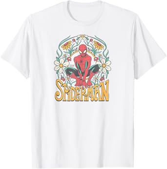 Spider-Man - Florals T-Shirt