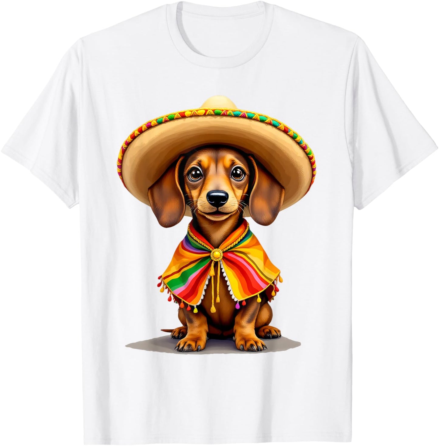 Cinco De Mayo Shirts for Dog Lover Funny Mexican Hat Dog T-Shirt