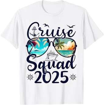 Cruise Squad 2025 Summer Vacation Matching Family Cruise T-Shirt