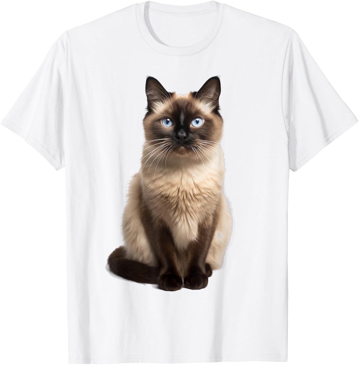 Siamese Cat Beauty Majestic Siamese Cat Lovely Siamese Cat T-Shirt