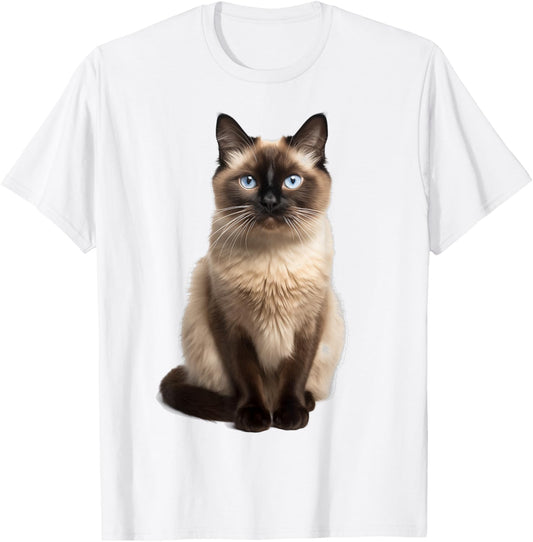 Siamese Cat Beauty Majestic Siamese Cat Lovely Siamese Cat T-Shirt