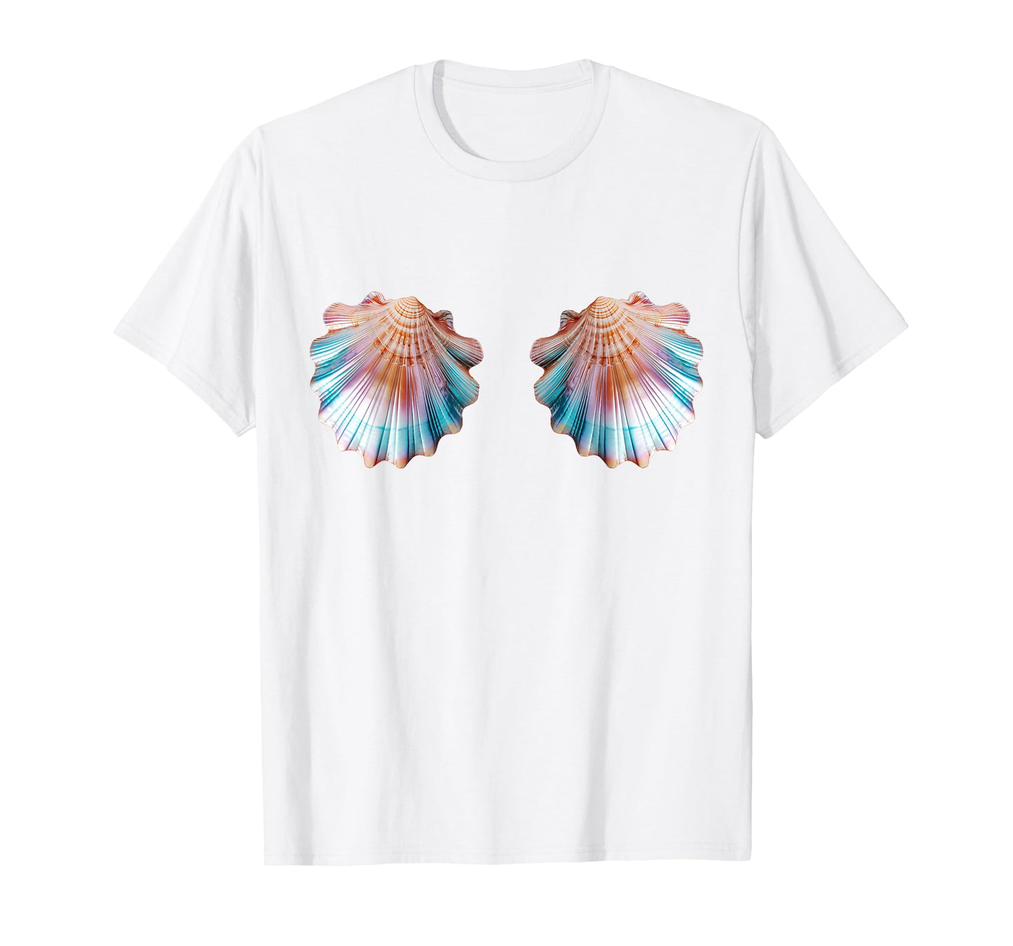 Mermaid, sea, shell, bra, costume, Carnival, party, outfit T-Shirt