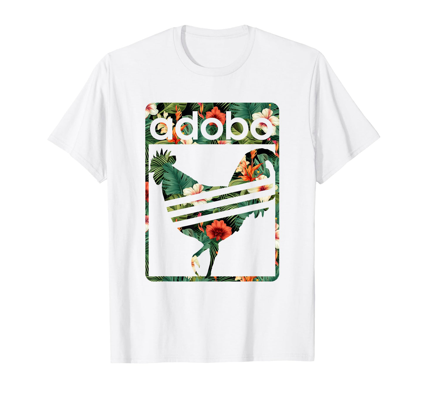 Vintage Floral Pinoy Adobo T-Shirt