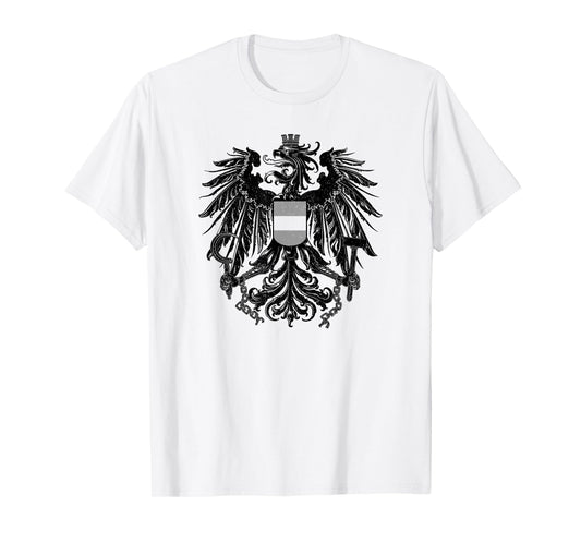 AUSTRIA COAT OF ARMS AUSTRIAN EAGLE EMBLEM SYMBOL FLAG T-Shirt
