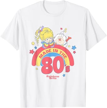 Rainbow Brite Me In The 80's Pastel Colors Retro Chest Logo T-Shirt