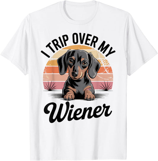 Cute Wiener Dog Dachshund T-shirt for Men Women Kids