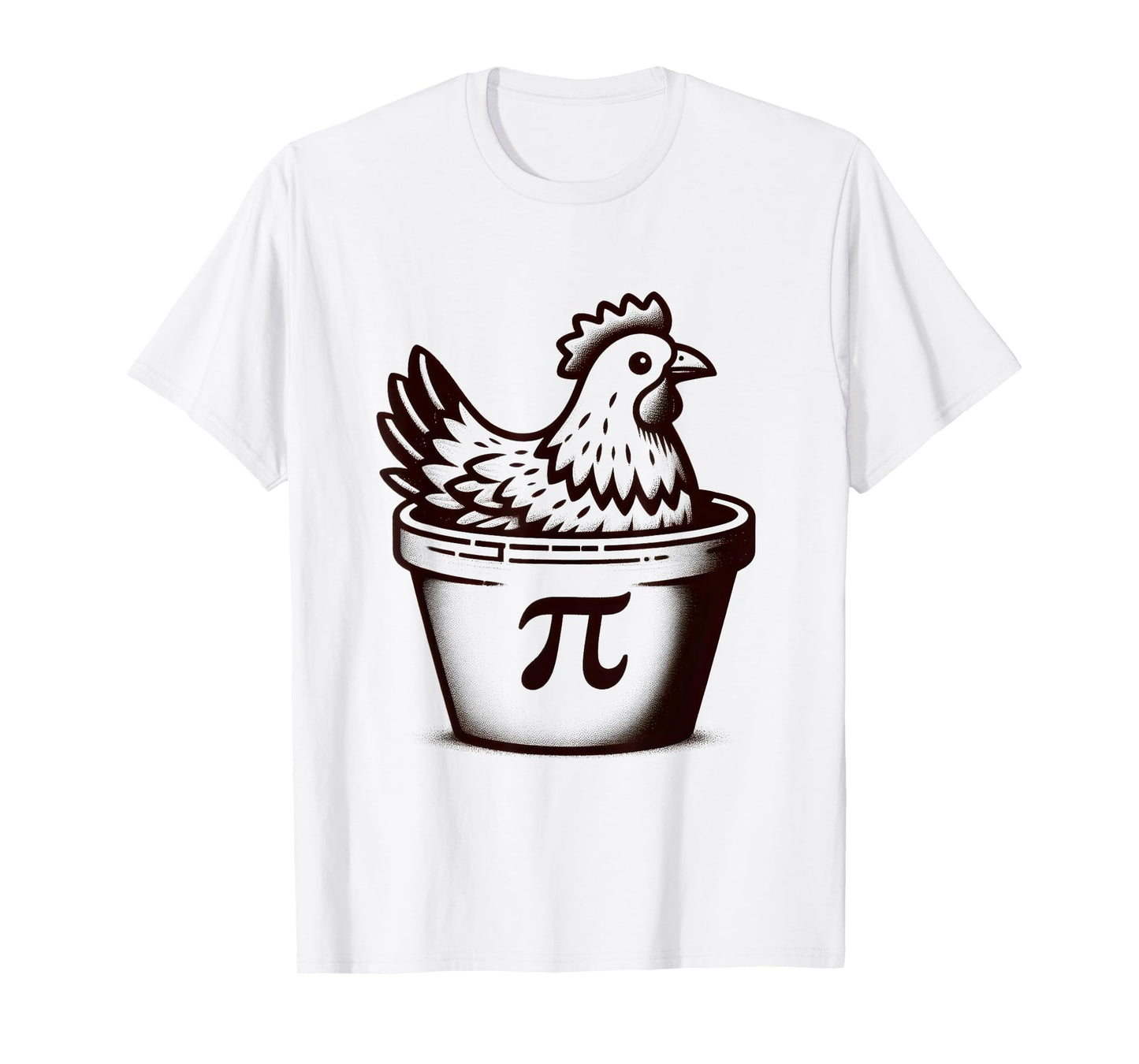 Chicken Pot Pie Funny Math pun Chicken Pot Pi Day T-Shirt