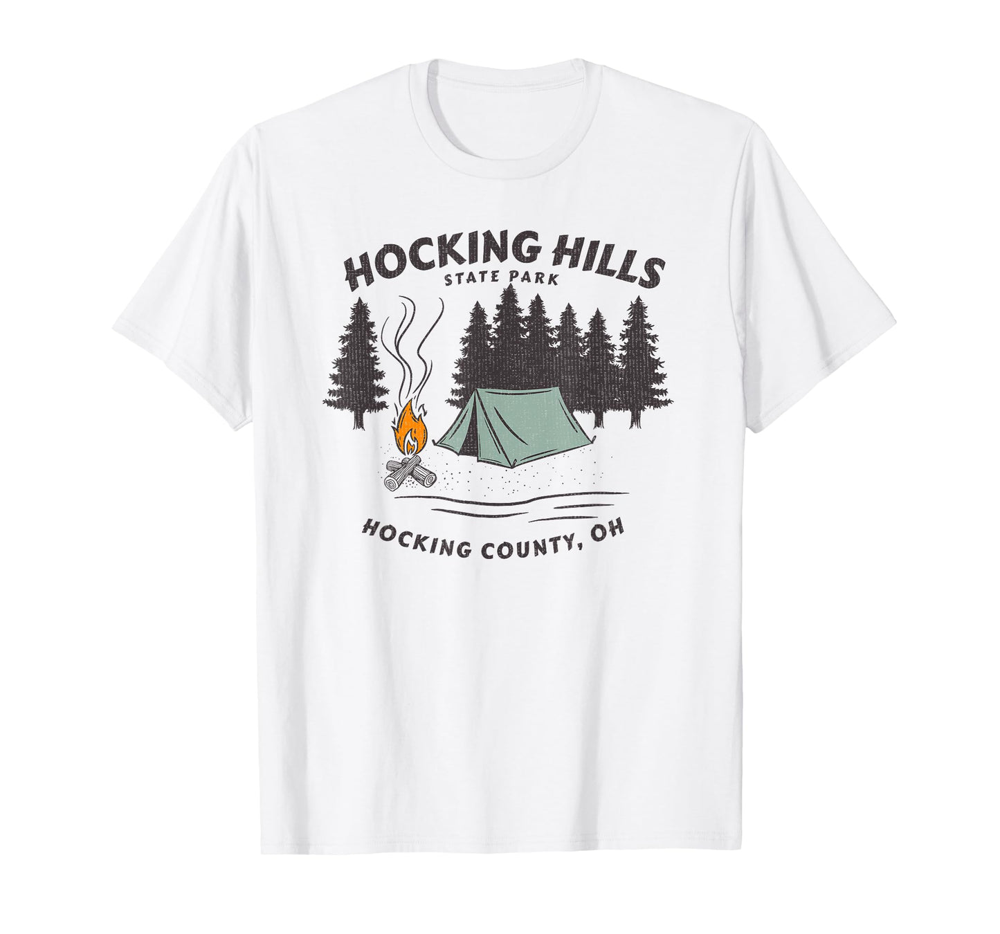 Retro Hocking Hills State Park Souvenir T-Shirt