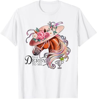 Talk Derby to me Derby Day Horse Racing T-Shirt
