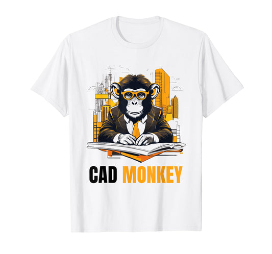 Architect Cad Monkey Architecture Student Apprenticeships T-Shirt