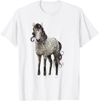 Dapple Grey Horse Shirt Gift