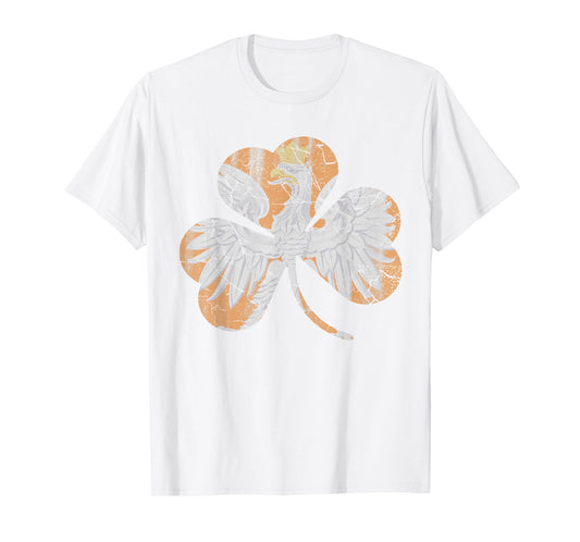 Irish Polish Eagle Shamrock Green T-Shirt St Patricks Day