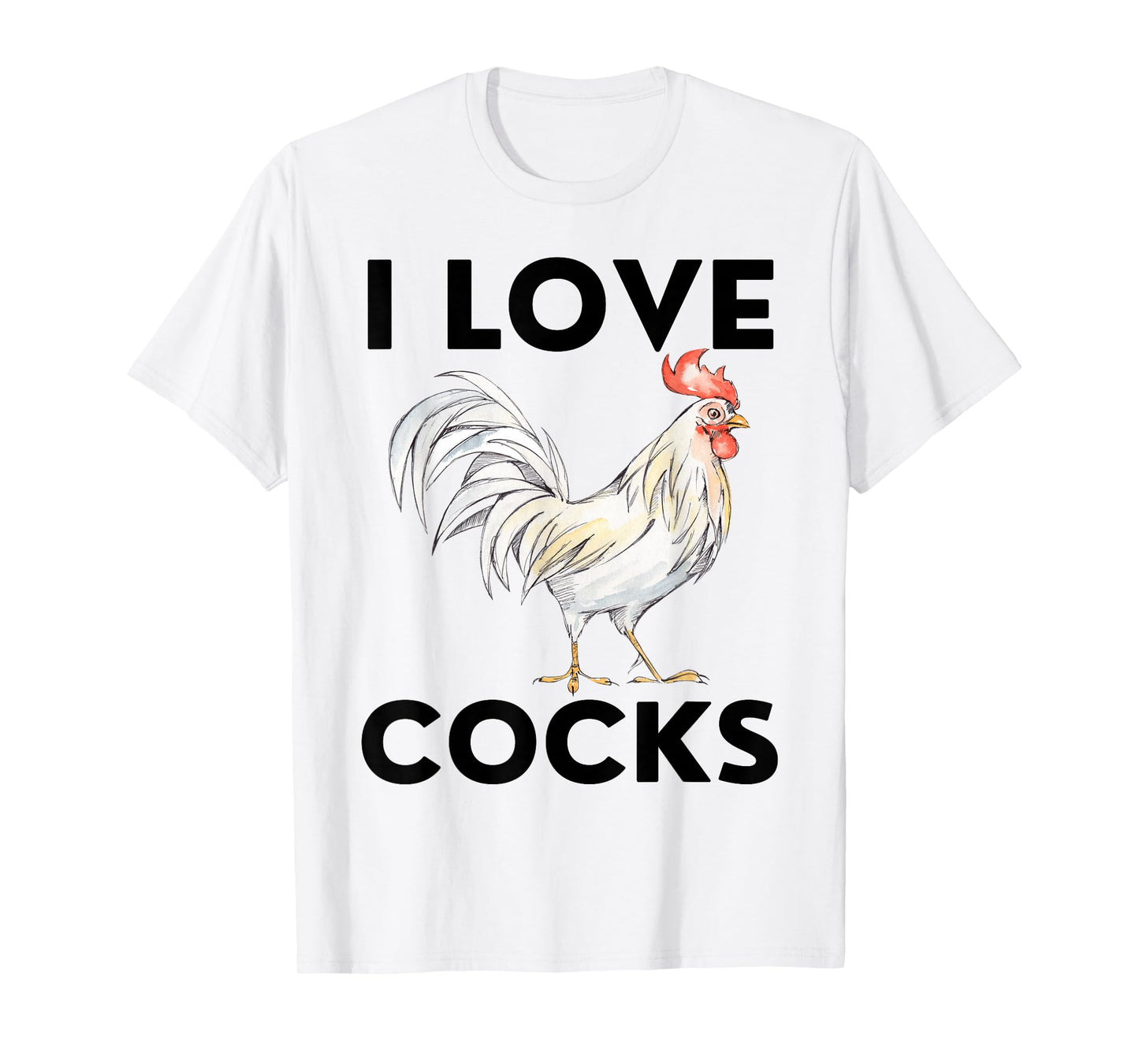 Yes I Talk To Chickens Farmer Life Chicken Lover I Love Cock T-Shirt