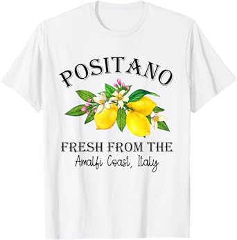 Positano Lemon Amalfi Coast Italy T-Shirt